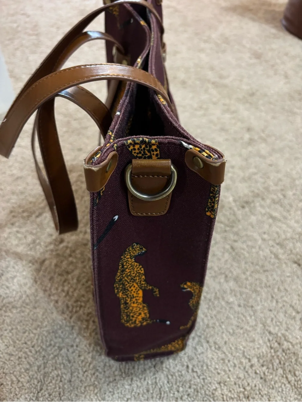ModCloth Cheetah Tote Bag - Picture 3 of 5